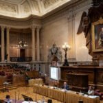 Edward Best of EIPA and Maria Teresa Paulo of the Portuguese Parliament in the opening session of the Seminar