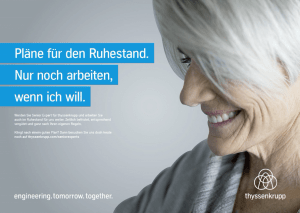 Senior Expert Pool der thyssenkrupp AG