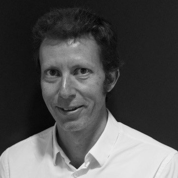 Bradford Rohmer portrait photo black and white